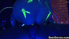 Blacklight rough fuck for audrey bitoni