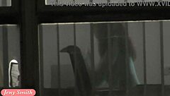 rehearsals pt1 with jeny smith in transparent suit and high heels 😍