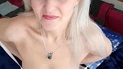 Blonde Milf Receives Flower On Valentines Day