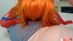 Amazing Spider Woman Gets Hard Anal Fucking And Internal Creampie In Her Ass