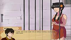 four elements trainer with big tits hentai action