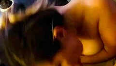 Slut Wife Sucks Big Cock In POV Before Getting Facial Cumshot