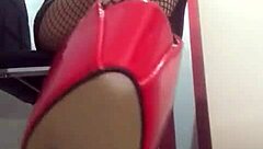 dominalucia dominatrix hypnotizes slaves with stockings and shoes on webcam