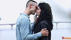 Teen black angel on first tinder date rides and cums with amateurs