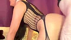 have you seen this rough doggystyle fucking in lingerie?