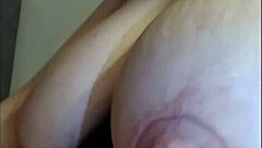Detailed View Of Nipples Pierced With Needles In Fetish Scene