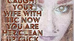 Husband walks in on wife and BBC, becomes her submissive cuckold