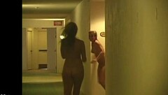 Two stunning blondes, Lia and Alison, go for a nude run in GIF form on Friday the 13th, showcasing their gorgeous boobs, buns, and luscious bush.