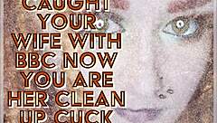 Husband walks in on wife and BBC, becomes her submissive cuckold