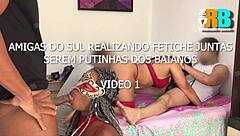 two brazilian bbw girls in salvador for dp anal blowjob gangbang