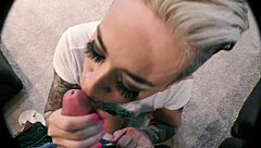 Giving The Cameraman A Blowjob And Cumshot!