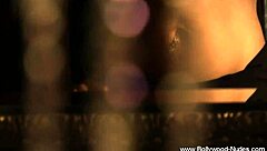 Beautiful mature Indian woman dances solo