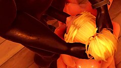 Blonde Stepdaughter Takes Anal In Rough Group Scene