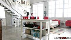 Lucky Guy Bangs Pussy Palace!