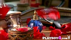 Beautiful Latin model Penelope Jimenez strips to reveal big ass and huge boobs