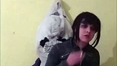 Nickita eloise feels excited in her first daring with 50 cm complete anal experience.