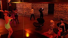 Blonde Lesbian Orgy With Cunilingus And Orgasm