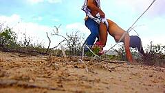 Cogiendo En El Desierto With Mexican Outdoor Fun