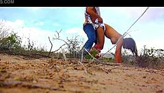 Cogiendo En El Desierto With Mexican Outdoor Fun