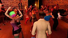 Blonde Lesbian Orgy With Cunilingus And Orgasm