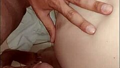 Massive Cock Slams Tight 18+ Ass in Bathroom