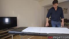 Bootylicious European MILF says, 'Do you want to see me get buttfucked with fingering and massage?' She bends over for anal glamour.