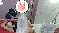 Wife Teased During Exam Before Cuckold?