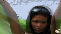 Cute Friends Have Fun With Big Cock By Ocean