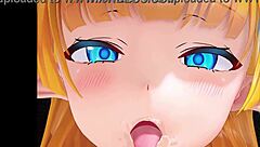 Elf MMD hentai animation