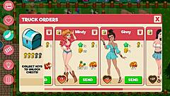 Nutaku Booty Farm Hentai Game Part 06: Ranch Fantasy with Sexy MILF Flashing Big Tits