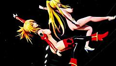 Mmd milky animation bible black request video with milk and mo