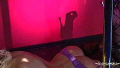 Naughty babes strip and suck pussy wildly