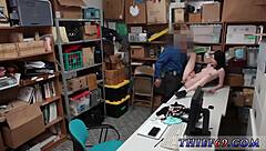 Curly Black Teen Caught by Police in Hardcore Scene