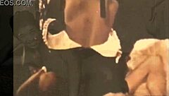 Vintage Black Pussy Meets White Cock In Retro Fun