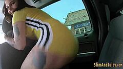 big assed tattooed teen 18+ gets facial, want to see?