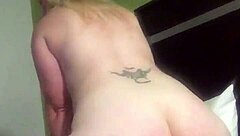 big booty pawg rides big black cock in cowgirl.