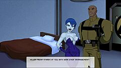 Killer frost gives a sensual blowjob in DC comics