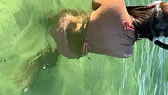 Intense Beach Encounter: Lady Fucked Publicly in POV