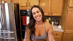 massage from my step brothers cheating wife ends with cum in mouth