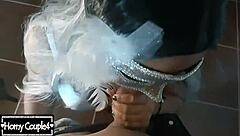 horny milf sucks my dick for cum 😏