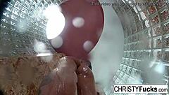 Shower fun with christy dahlia and ivan