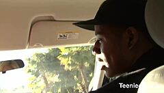 Young amateur with smooth pussy and nice ass takes big load