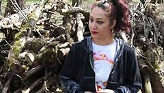 Mature Milf Fingers Herself Publicly During Camping Trip