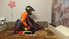 Gay Spiderman Hooks Up with Motocross Rider!