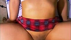 the latina stepdaughter felt uncomfortable initially, but soon her tight wet pussy craved penetration