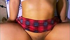 the latina stepdaughter felt uncomfortable initially, but soon her tight wet pussy craved penetration