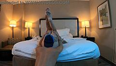 Passionately Eating Petite 18+ Woman's Shaved Pussy With Intense Emotions And Desire