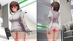 girl likes walking naked at night and masturbates at people's doors - night stroll - part 1 of 3