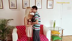 Blonde teen girl Katy Rose at 18 years old.