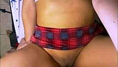 the latina stepdaughter felt uncomfortable initially, but soon her tight wet pussy craved penetration